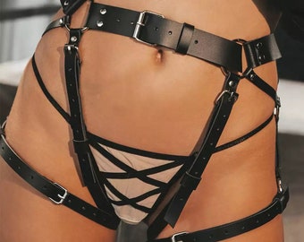 garters trodeam strumpfband harness body bondage