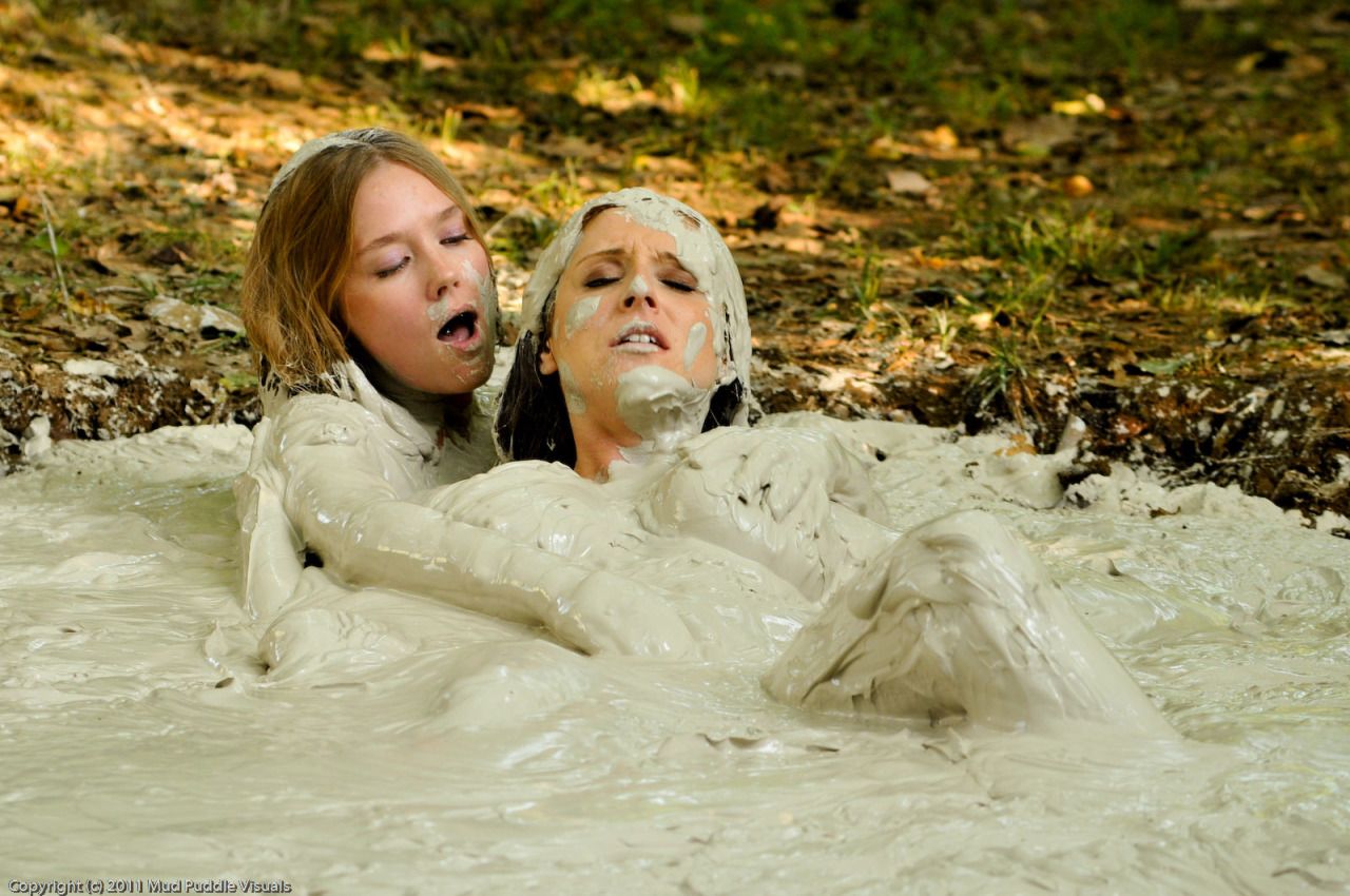 lesbians in mud